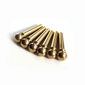 Brass Bridge Pins by Guitar Anatomy