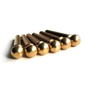 Brass Bridge Pins by Guitar Anatomy