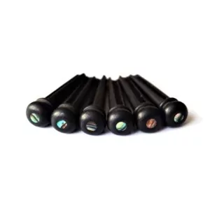 Ebony bridge pins by Guitar Anatomy