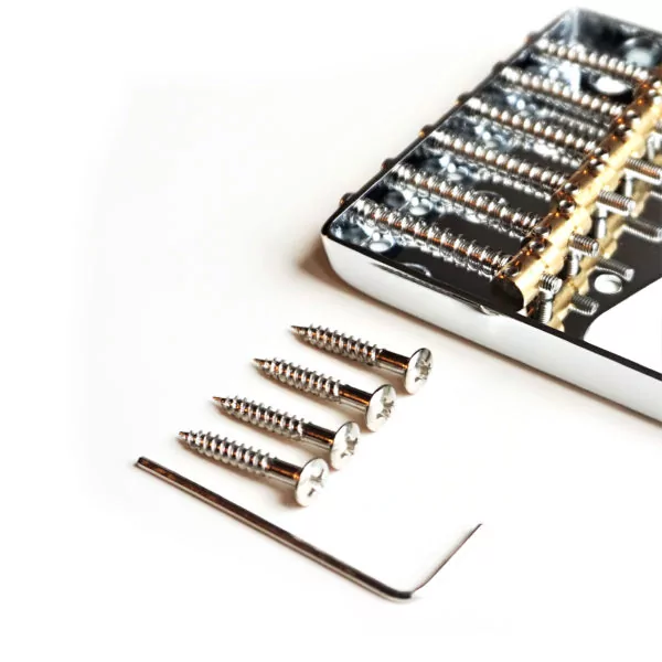6 saddle Telecaster bridge by Guitar Anatomy