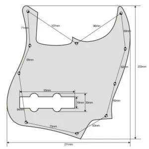 Jazz Bass Scratch Plate