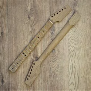 Baked Maple Paddle Neck Stratocaster - Guitar Anatomy