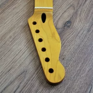 Alternative view of Left Handed Telecaster Compatible Maple Neck 22 Fret Jumbo Satin Nitro