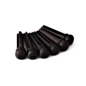 Ebony Bridge Pins by Guitar Anatomy