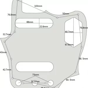Jaguar Pickguard Scratchplate - Guitar Anatomy
