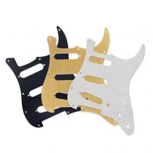 Brushed Aluminium Scratchplate By Guitar Anatomy