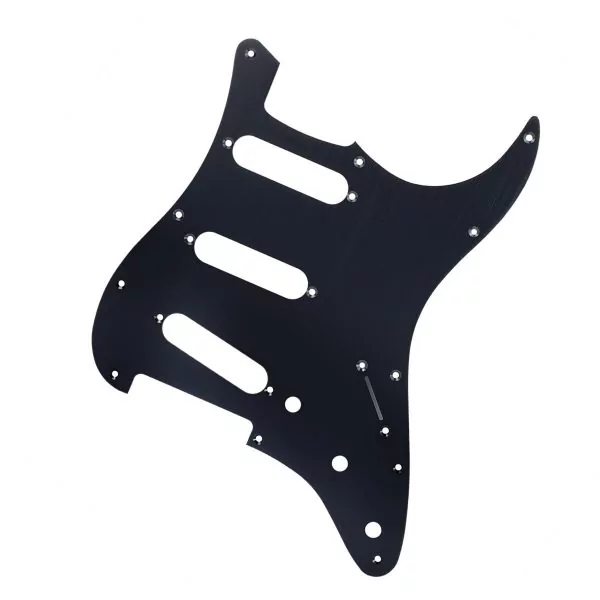 Brushed Aluminium Scratchplate By Guitar Anatomy