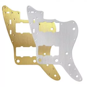 Brushed Aluminium Scratchplate By Guitar Anatomy