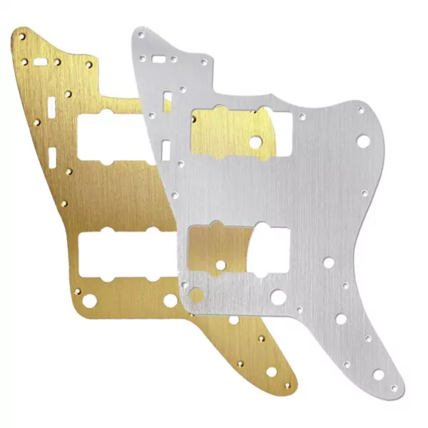 Brushed Aluminium Scratchplate By Guitar Anatomy