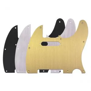 Brushed Aluminium Scratchplate By Guitar Anatomy