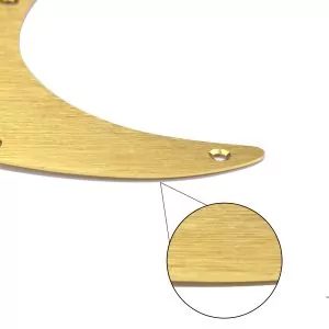 Brushed Aluminium Scratchplate By Guitar Anatomy