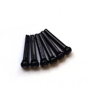 Black Bridge pins by Guitar Anatomy