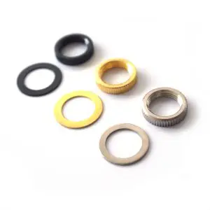 Nut and Washer set to fit Epiphone and Gibson Toggle switches by Guitar Anatomy