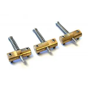 Compensated Brass Saddles by Guitar Anatomy