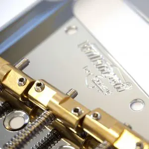 Wilkinson Telecaster Ashtray Bridge with Brass Compensated Saddles WTB by Guitar Anatomy