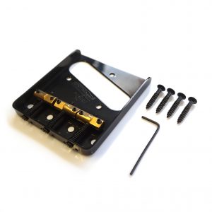 Black Wilkinson Tele Bridge - Guitar Anatomy