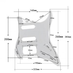 HSS Ultra Strat Pickguard by Guitar Anatomy