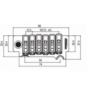 Wilkinson Tremolo Bridge WOV10