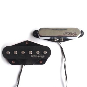 Wilkinson WOV Alnico V Pickup Set Bridge Neck Gold 50s Vintage Single Coil for Telecaster Guitars