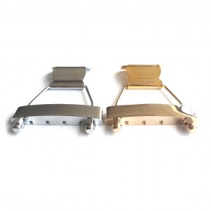 Trapeze Tailpiece Short for Bass Guitars | Guitar Anatomy