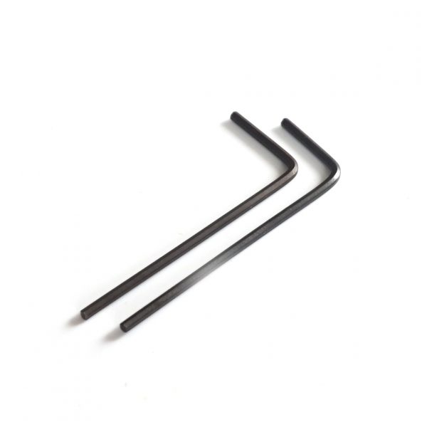 2x Saddle Adjustment Allen Key for Electric Guitars - 1.5mm Black Guitar Anatomy