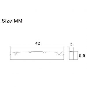Bone Nut for Precision Bass Guitars P Bass – 42mm | Guitar Anatomy