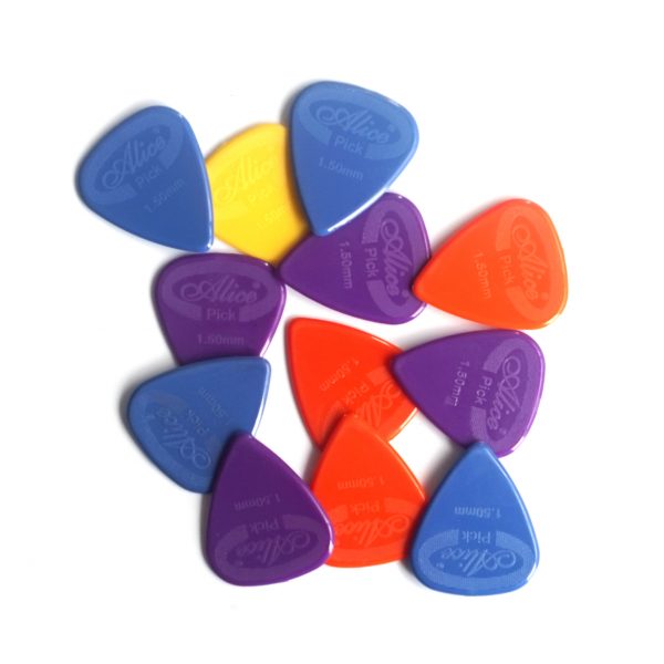 12x Super Grip Guitar Picks Plectrums Alice Acoustic Electric - Choice of Gauge | Guitar Anatomy