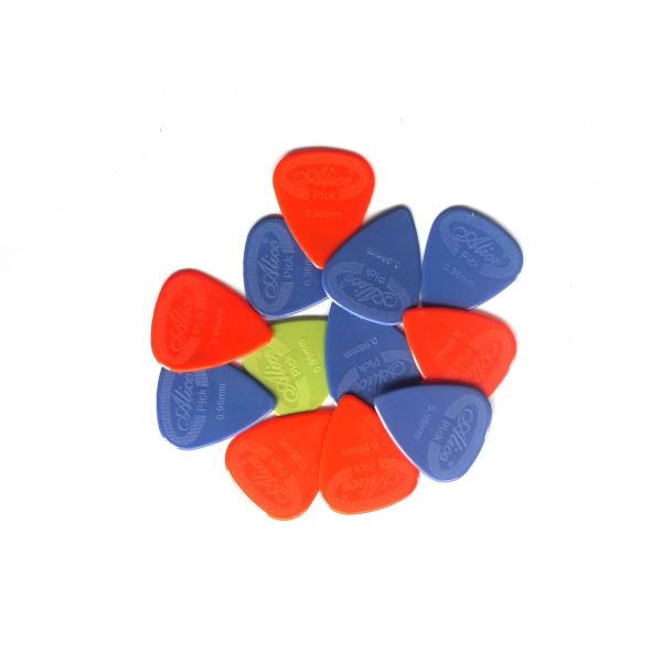 12x Super Grip Guitar Picks Plectrums Alice Acoustic Electric - Choice of Gauge | Guitar Anatomy