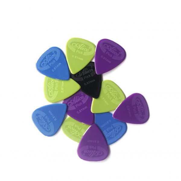 12x Super Grip Guitar Picks Plectrums Alice Acoustic Electric - Choice of Gauge | Guitar Anatomy