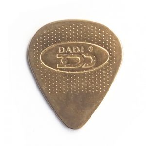 6x Extra Grip Bronze Metal Guitar Picks Plectrums Dadi Acoustic Electric with Pick Holder - 0.84mm | Guitar Anatomy