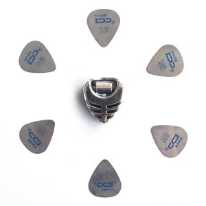 6x Durable Steel Metal Guitar Picks Plectrums Dadi Acoustic Electric with Pick Holder - 0.30mm | Guitar Anatomy