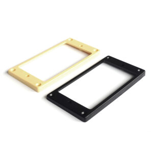 Humbucker Pickup Mounting Ring Surround Flat Bottom - Cream, Black PR001 | Guitar Anatomy