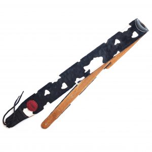 Harrier Guitar Strap – Cow Cowhide Fur Leather | Guitar Anatomy