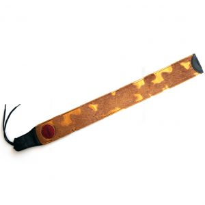 Harrier Guitar Strap – Brown Cow Cowhide Fur Leather | Guitar Anatomy