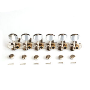 Guitar Anatomy 6 In Line Strip Tuners Vintage Open Gear Machine Heads | Guitar Anatomy