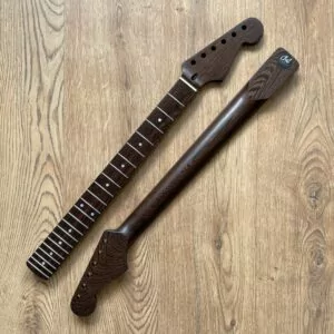 Stratocaster Compatible Wenge Pro Guitar Neck Stainless Steel 22 Fret