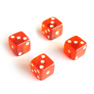Dice Control Knobs – Classic Red Volume & Tone | Guitar Anatomy