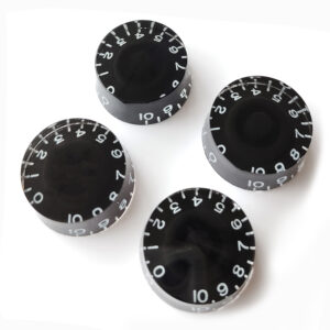 Left Handed Speed Control Knobs – Black | Guitar Anatomy