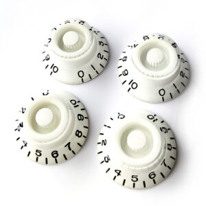 Top Hat Speed Control Knobs – White | Guitar Anatomy