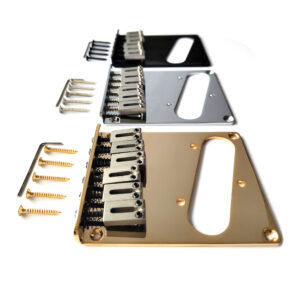 Telecaster Modern Bridge with Steel 6 Sustainer saddles | Guitar Anatomy