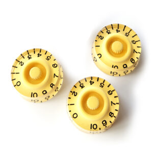 Left Handed Speed Control Knobs – Cream | Guitar Anatomy