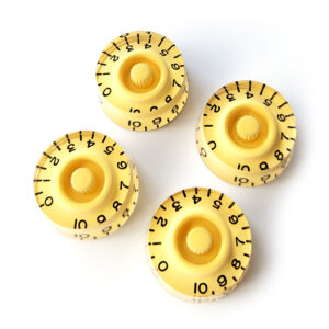Left Handed Speed Control Knobs – Cream | Guitar Anatomy