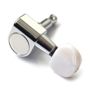 Guitar Anatomy Tuners for Stratocaster and Telecaster Guitars – Chrome with Pearl GA05 Machine Heads