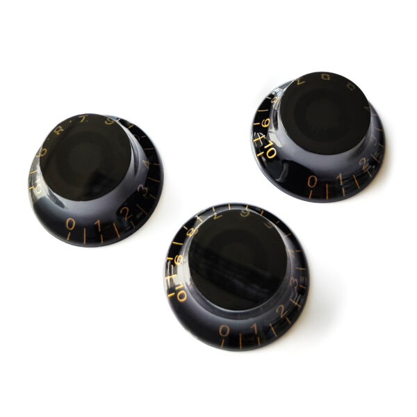 Top Hat Speed Control Knobs – Black | Guitar Anatomy
