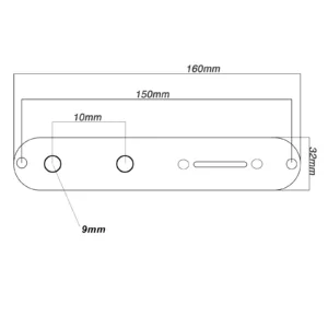Tele Control Plate Dimensions