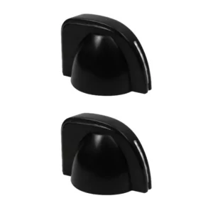 Vintage Style Black Chicken Knobs