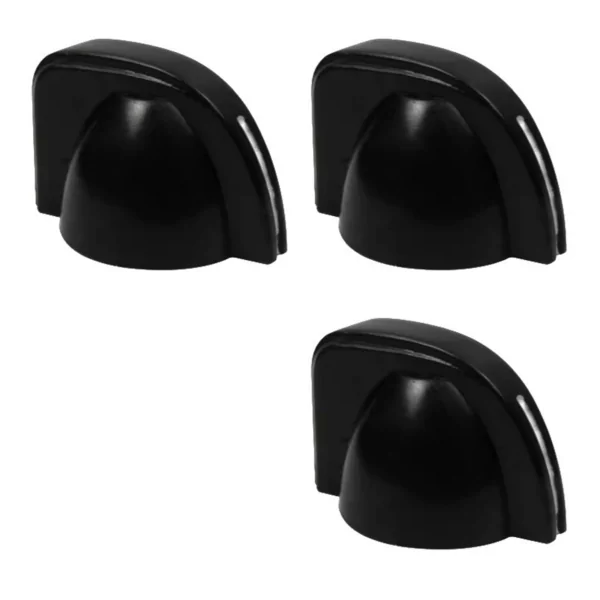Vintage Style Black Chicken Knobs