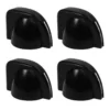 Vintage Style Black Chicken Knobs