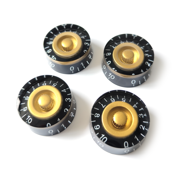 Speed Control Knobs – Black Gold | Guitar Anatomy