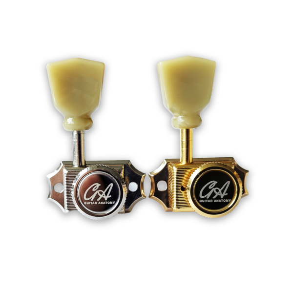 Guitar Anatomy Pro Locking Tuners - Machine Heads for Les Paul SG ES - 3x3 | Guitar Anatomy
